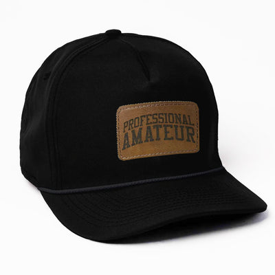 Professional Amateur Leather Patch Hat