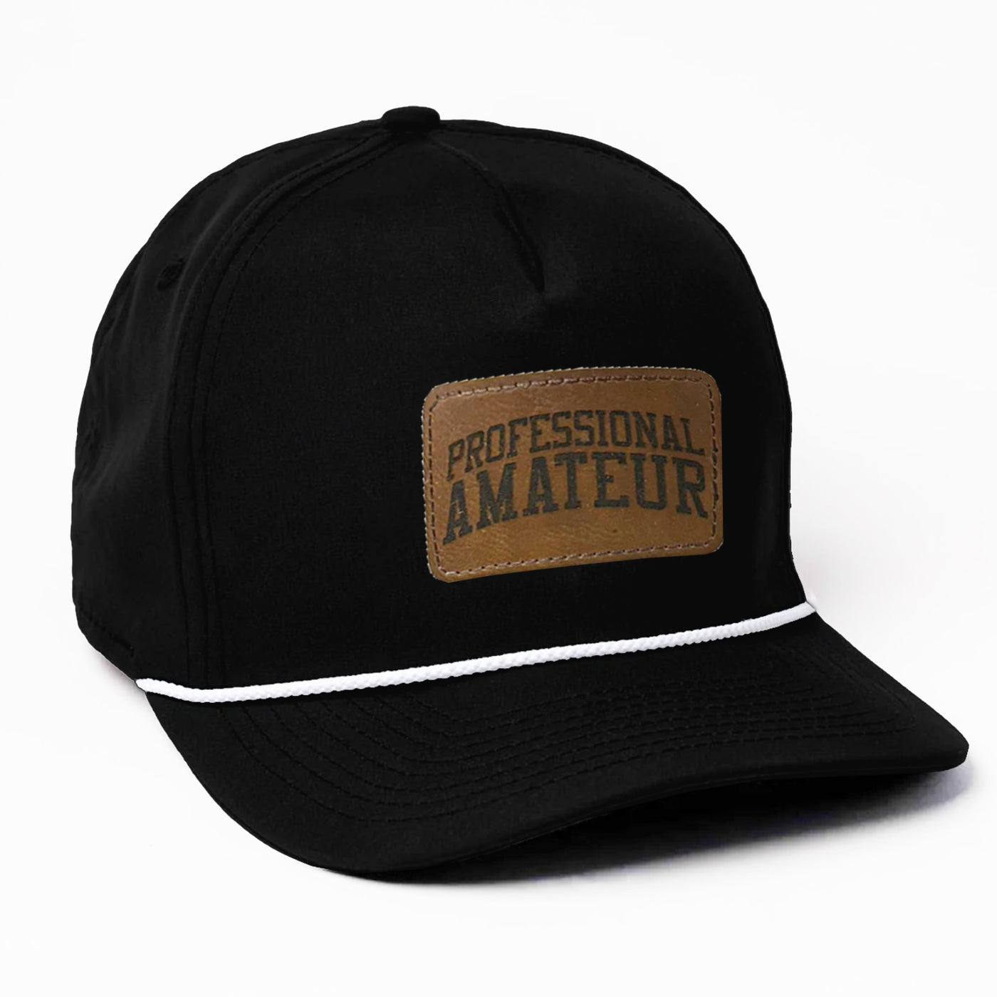 Professional Amateur Leather Patch Hat