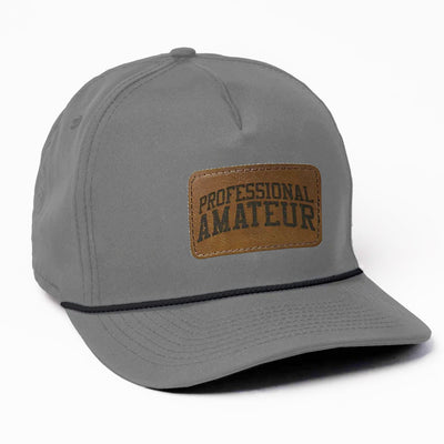 Professional Amateur Leather Patch Hat