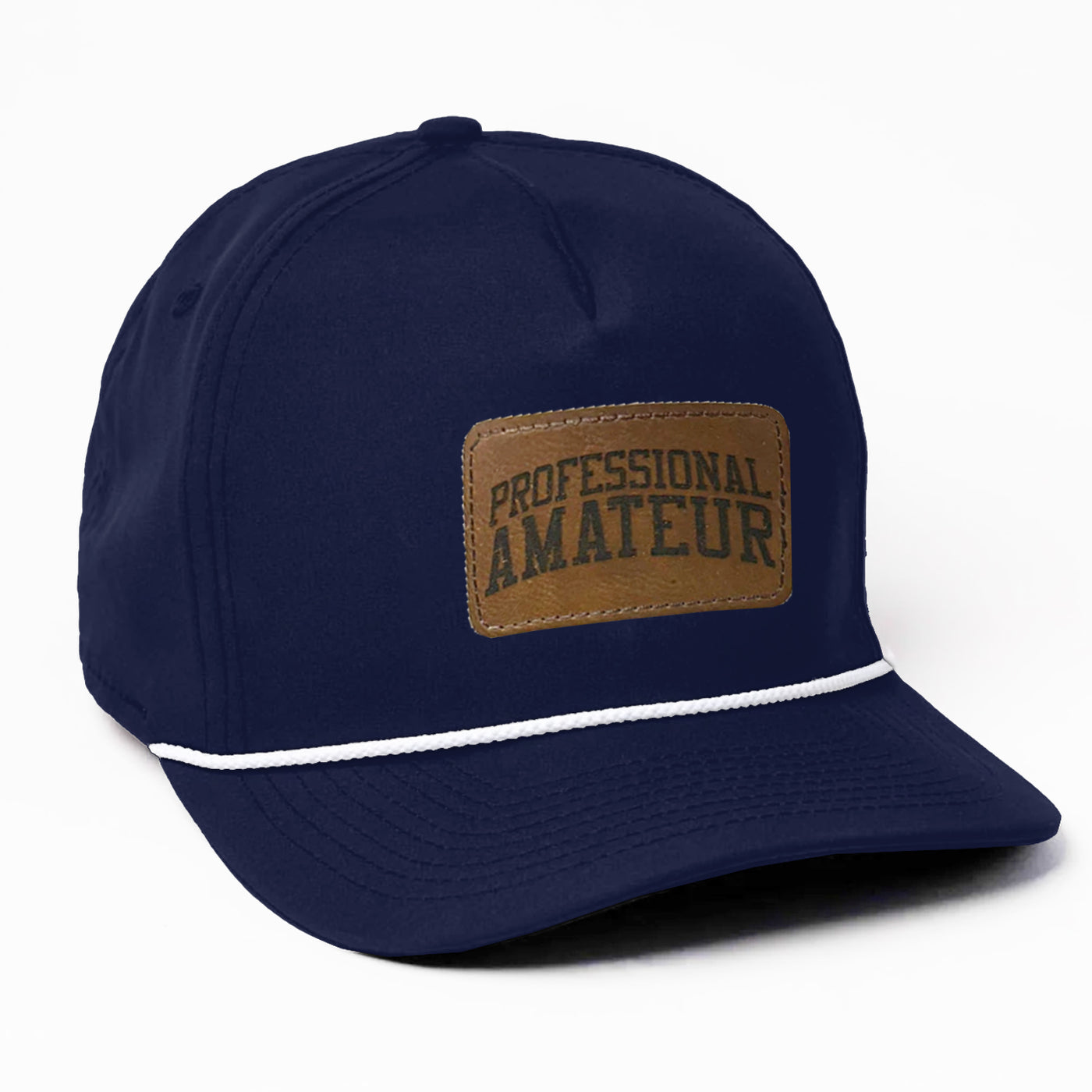 Professional Amateur Leather Patch Hat