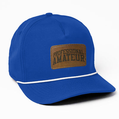 Professional Amateur Leather Patch Hat